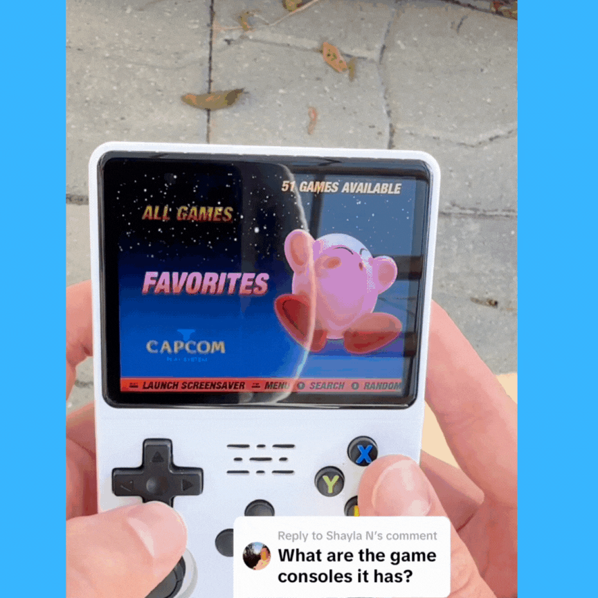 Handheld Video Game Console
